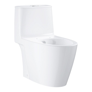Bồn cầu 1 khối GROHE 39990000 nắp đóng êm dòng Bau Ceramic