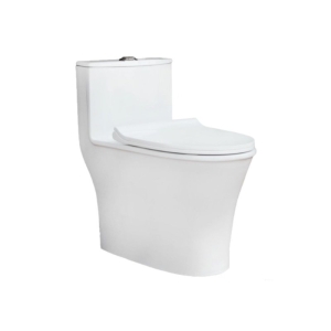 Bồn cầu 1 khối Thiên Thanh CK66 nắp đóng êm dòng Galaxy