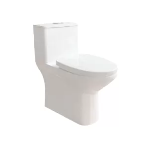 Bồn cầu 1 khối Thiên Thanh CK72 nắp đóng êm dòng Canal