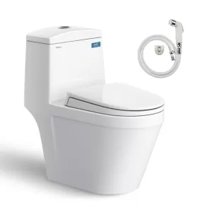Bồn cầu 1 khối VIGLACERA V35M nắp đóng êm