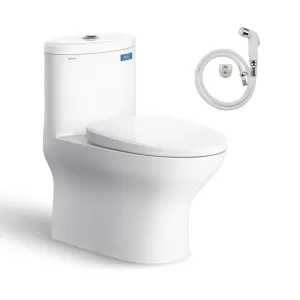 Bồn cầu 1 khối VIGLACERA V37S nắp đóng êm