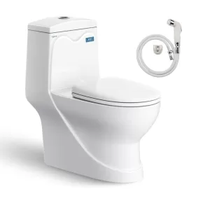 Bồn cầu 1 khối VIGLACERA V38M nắp đóng êm