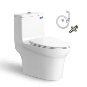 Bồn cầu 1 khối VIGLACERA V65 nắp đóng êm