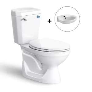 Bồn cầu 2 khối VIGLACERA VI77 nắp đóng êm