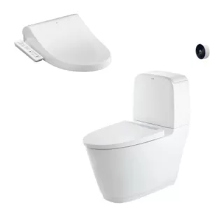 Bồn cầu 2 khối xả cảm ứng nắp điện tử INAX ACT-832 + CW-H17VN