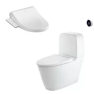 Bồn cầu 2 khối xả cảm ứng nắp điện tử INAX ACT-832 + CW-H18VN