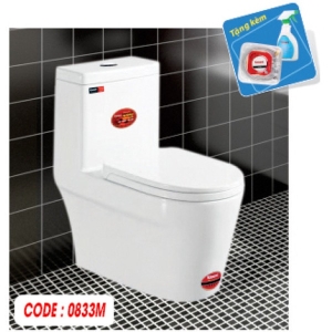 Bồn cầu 1 khối Kassani 0833M nắp đóng êm chính hãng