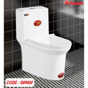 Bồn cầu 1 khối Kassani 0898M nắp đóng êm chính hãng