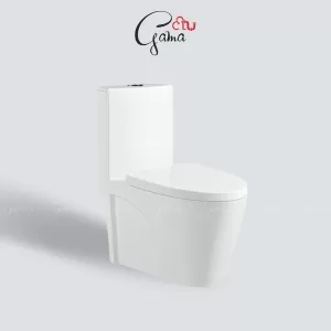 Bồn cầu 1 khối GAMA GMBC900 nắp đóng êm chính hãng