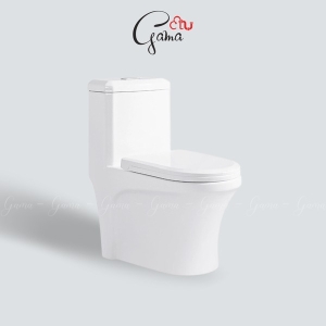 Bồn cầu 1 khối GAMA GMBC903 nắp đóng êm chính hãng