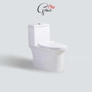 Bồn cầu 1 khối GAMA GMBC931 nắp đóng êm chính hãng
