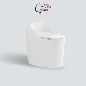 Bồn cầu 1 khối GAMA GMBC966 nắp đóng êm chính hãng