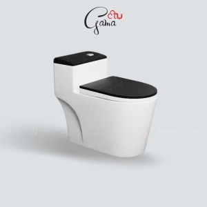 Bồn cầu 1 khối GAMA GMBC985 nắp đóng êm chính hãng