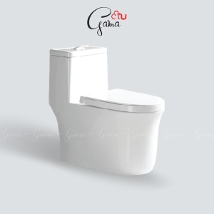 Bồn cầu 1 khối GAMA GMBC995 nắp đóng êm chính hãng