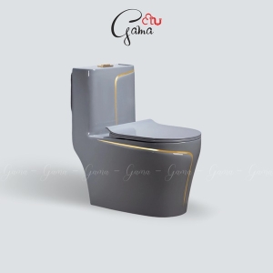 Bồn cầu 1 khối GAMA GMBC998X nắp đóng êm chính hãng
