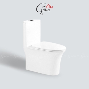 Bồn cầu 1 khối GAMA GMBC961 nắp đóng êm chính hãng