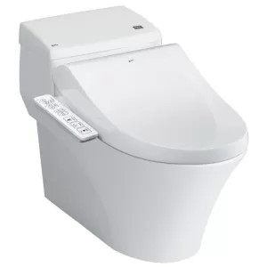 Bồn cầu 1 khối INAX AC-1017R+CW-H18VN nắp điện tử