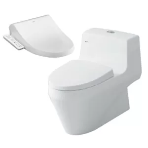 Bồn cầu 1 khối INAX AC-1035+CW-H17VN nắp điện tử