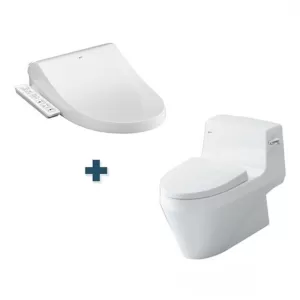 Bồn cầu 1 khối INAX AC-1135+CW-H17VN nắp điện tử