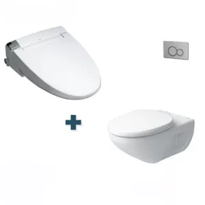Bồn cầu 1 khối INAX AC-23P+CW-KA22AVN nắp điện tử CW-KA22AVN