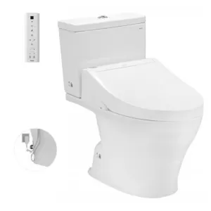Bồn cầu 2 khối TOTO CS326DW14 nắp điện tử Washlet C5