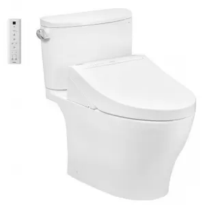 Bồn cầu 2 khối TOTO CS767CRW15 nắp điện tử Washlet C5