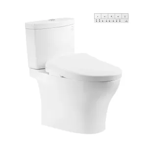 Bồn cầu 2 khối TOTO CS769CDRW23 nắp điện tử Washlet S7