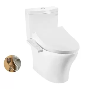 Bồn cầu 2 khối TOTO CS769DRW26 nắp điện tử Washlet S1