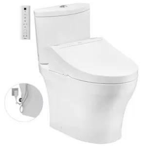 Bồn cầu 2 khối TOTO CS838DW14 nắp điện tử Washlet C5