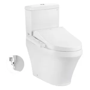 Bồn cầu 2 khối TOTO CS948DW16 nắp điện tử Washlet C2