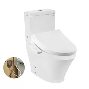 Bồn cầu 2 khối TOTO CS948DW26 nắp điện tử Washlet S1