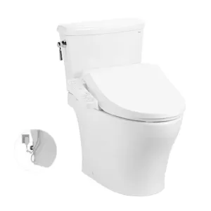 Bồn cầu 2 khối TOTO CS986GW18 nắp điện tử Washlet C2