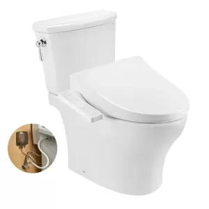 Bồn cầu 2 khối TOTO CS986GW26 nắp điện tử Washlet S1