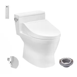 Bồn cầu 1 khối TOTO MS188VKW14 nắp điện tử Washlet C5