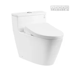 Bồn cầu 1 khối TOTO MS625CDW23 nắp điện tử Washlet S7 (giấu dây)