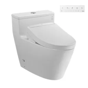 Bồn cầu 1 khối TOTO MS625CDW25 nắp điện tử Washlet S5 (giấu dây)