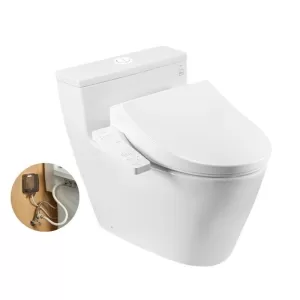 Bồn cầu 1 khối TOTO MS625DJ1W26 nắp điện tử Washlet S1