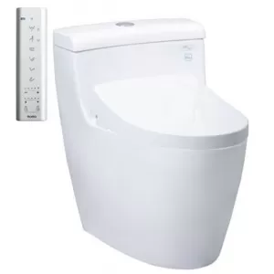 Bồn cầu 1 khối TOTO MS636CDRW12 nắp điện tử Washlet S7