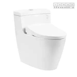 Bồn cầu 1 khối TOTO MS636CDRW23 nắp điện tử Washlet S7 (giấu dây)
