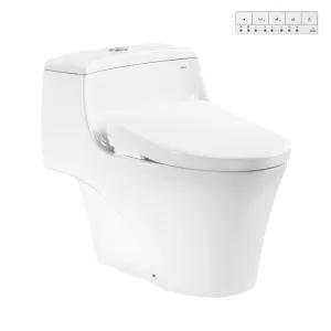 Bồn cầu 1 khối TOTO MS823CDRW23 nắp điện tử Washlet S7 (giấu dây)