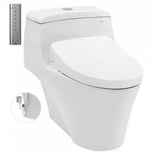 Bồn cầu 1 khối TOTO MS823DRW11 nắp điện tử Washlet S7