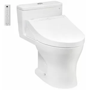 Bồn cầu 1 khối TOTO MS855CDW15 nắp điện tử Washlet C5 (giấu dây)