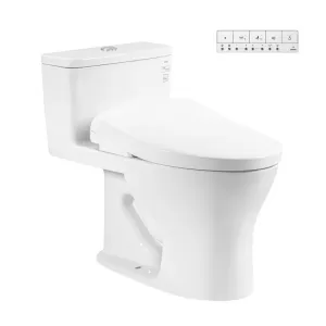 Bồn cầu 1 khối TOTO MS855CDW23 nắp điện tử Washlet S7 (giấu dây)