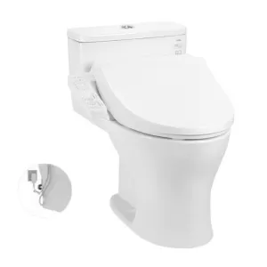 Bồn cầu 1 khối TOTO MS855DW18 nắp điện tử Washlet C2