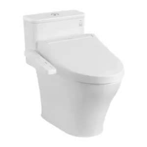 Bồn cầu 1 khối TOTO MS857CDW17 nắp điện tử Washlet C2 (giấu dây)