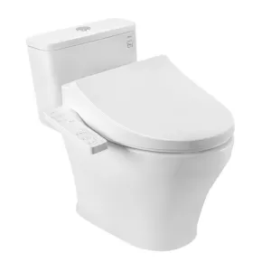Bồn cầu 1 khối TOTO MS857CDW26 nắp điện tử Washlet S1