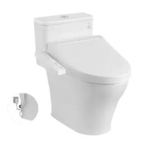 Bồn cầu 1 khối TOTO MS857DW16 nắp điện tử Washlet C2