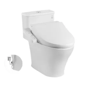 Bồn cầu 1 khối TOTO MS857DW18 nắp điện tử Washlet C2