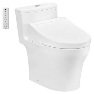Bồn cầu 1 khối TOTO MS885CDW15 nắp điện tử Washlet C5 (giấu dây)