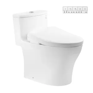 Bồn cầu 1 khối TOTO MS885CDW23 nắp điện tử Washlet S7 (giấu dây)